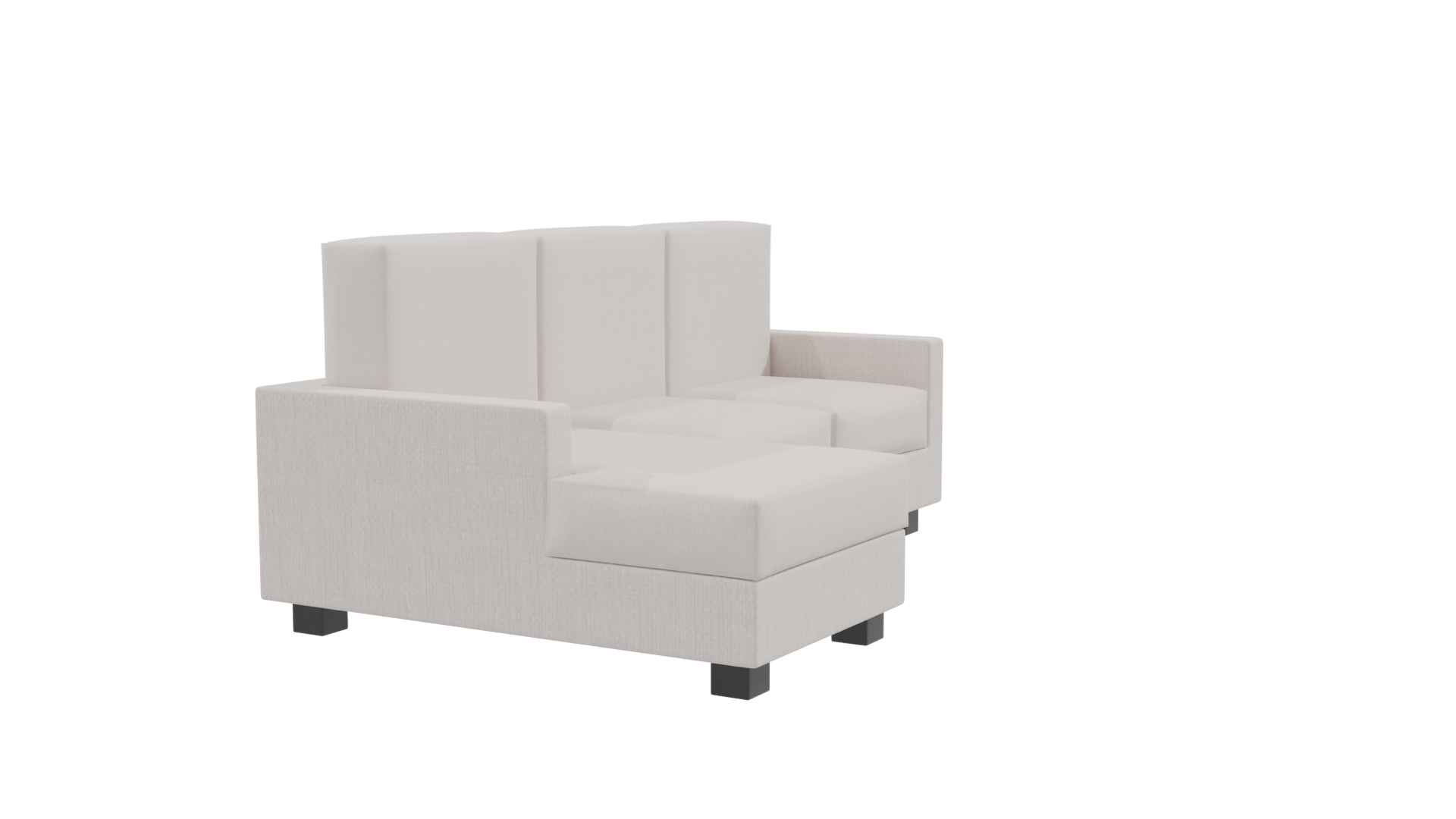 Stylish Modern Sectional Sofa 3D - Professional 3D Model Render 9