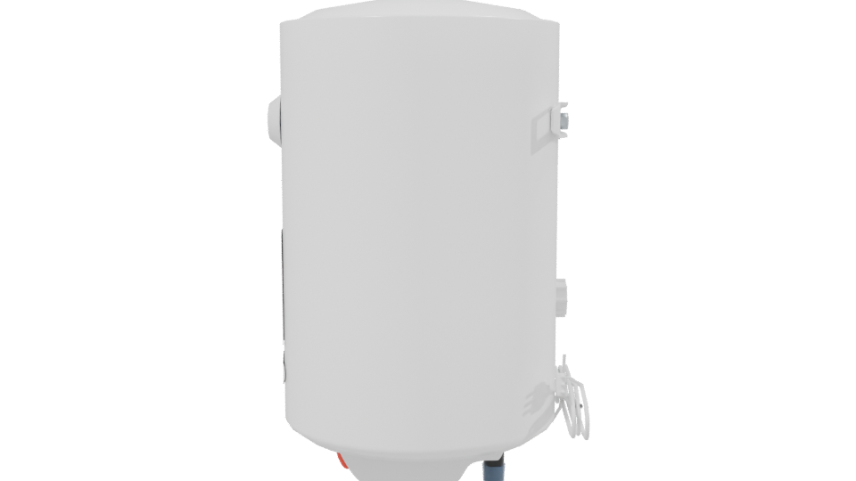 Stylish Electric Water Heater 3D - Professional 3D Model Render 2