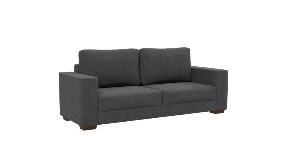 Contemporary Grey Sofa Model - Professional 3D Model Render 13