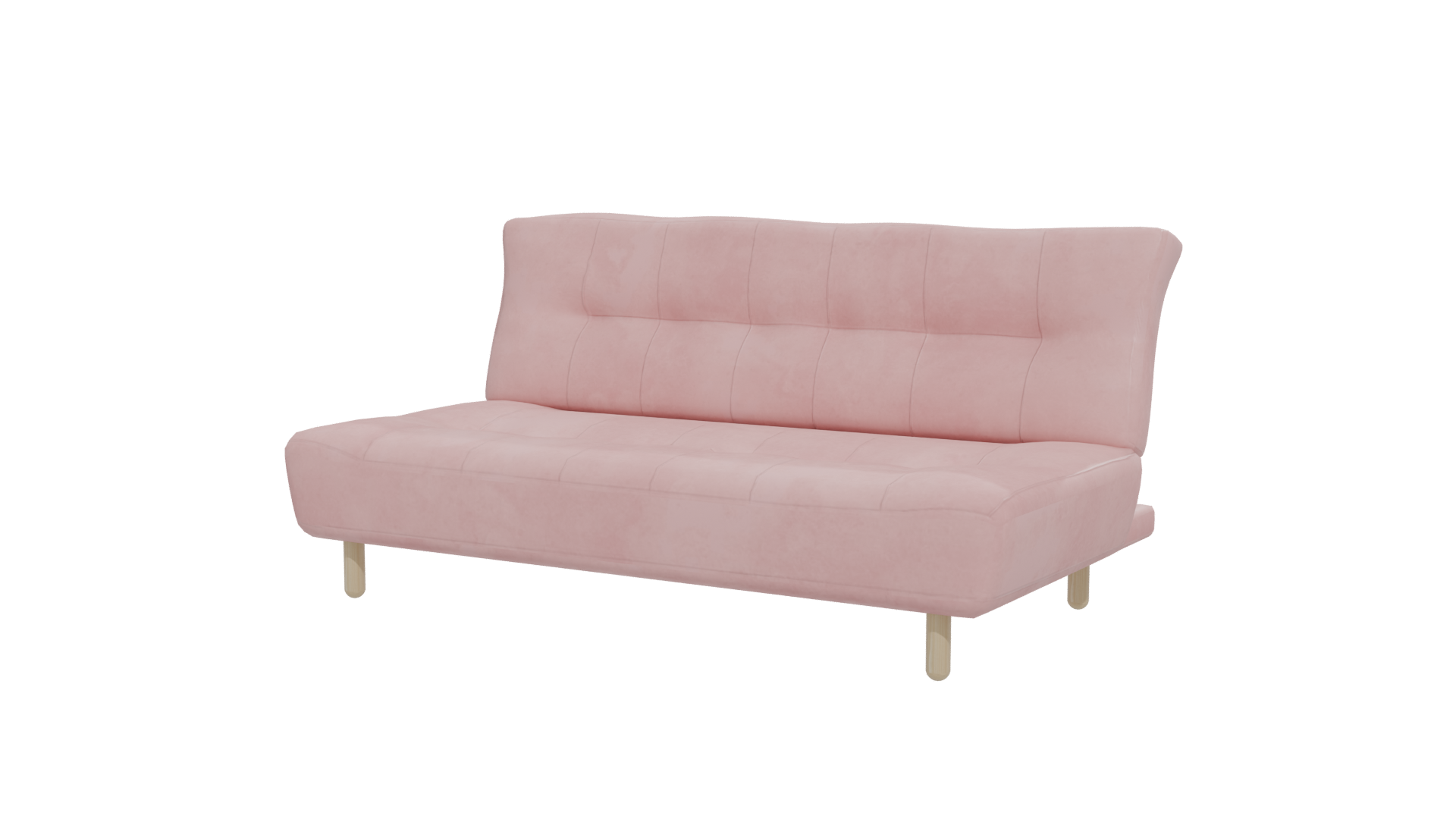 Stylish Pink Sofa Model - Professional 3D Model Render 12