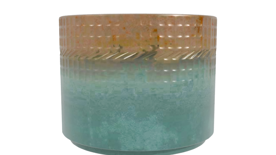 Stylized Decorative Pot Model - Professional 3D Model Render 3