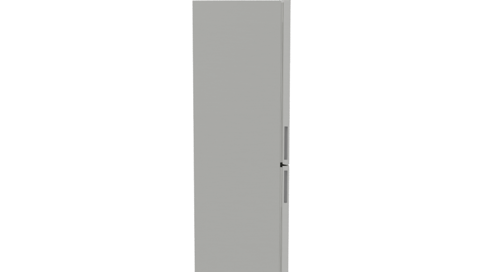 Sleek Modern Refrigerator Model - Professional 3D Model Render 8