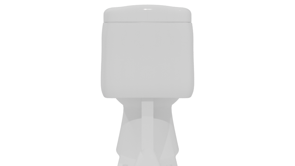 Sleek Modern Toilet 3D Model - Professional 3D Model Render 5