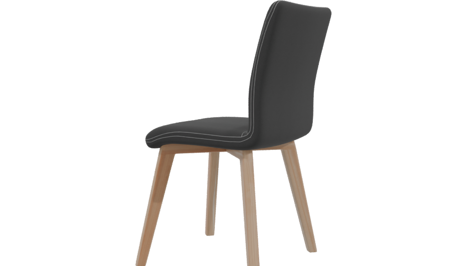 Stylish Modern Dining Chair 3D - Professional 3D Model Render 3