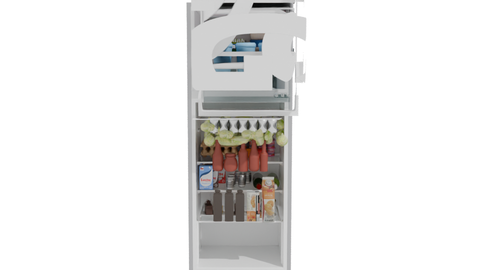 Sleek Refrigerator 3D Model - Professional 3D Model Render 11