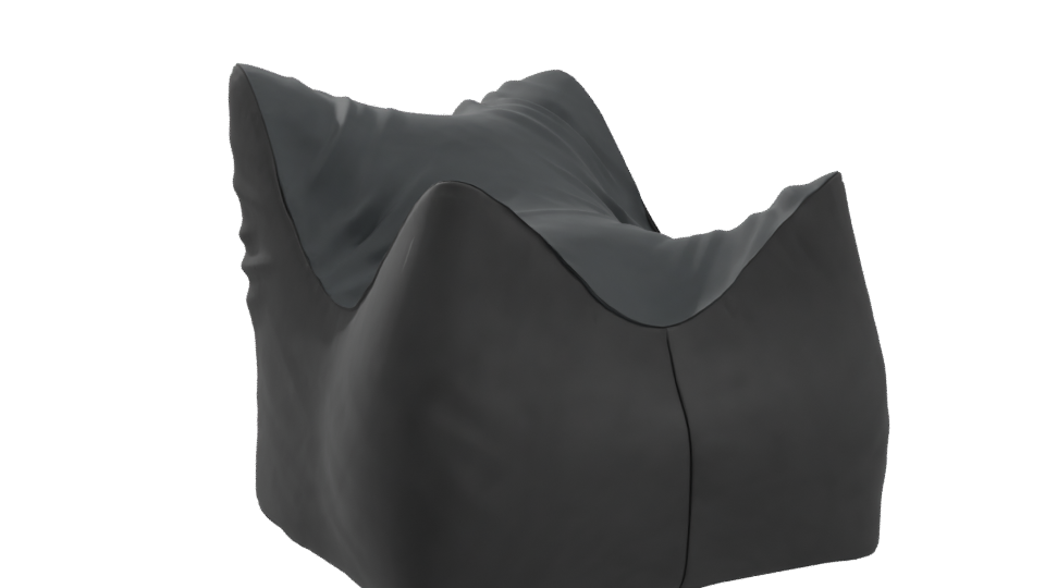 Stylish Bean Bag Chair 3D - Professional 3D Model Render 10