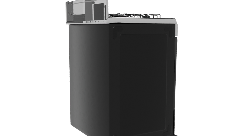 Realistic Gas Stove 3D Model - Professional 3D Model Render 7