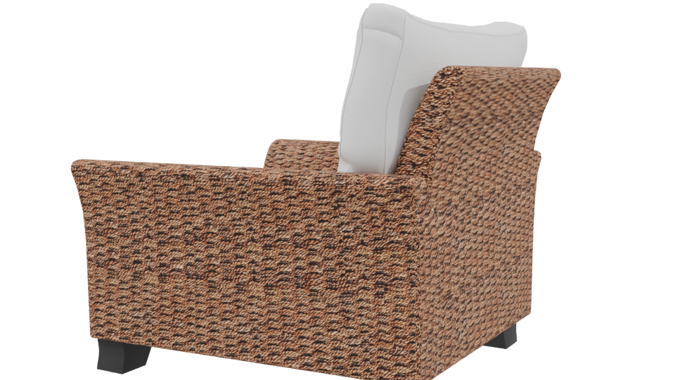 Cozy Modern Lounge Chair 3D - Professional 3D Model Render 3