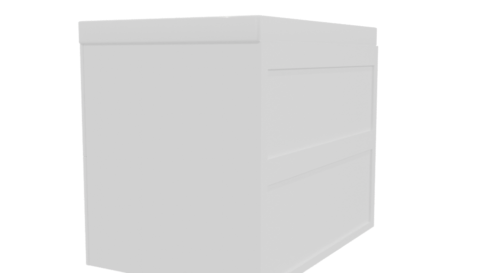 Stylish Minimalist Storage Box 3D Model - Professional 3D Model Render 3