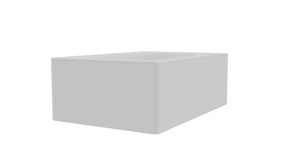 Elegant Modern Bathtub 3D Model - Professional 3D Model Render 9