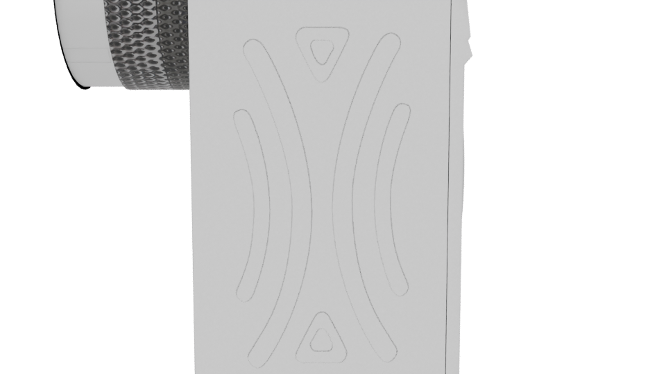 Modern Household Dryer 3D Model - Professional 3D Model Render 8