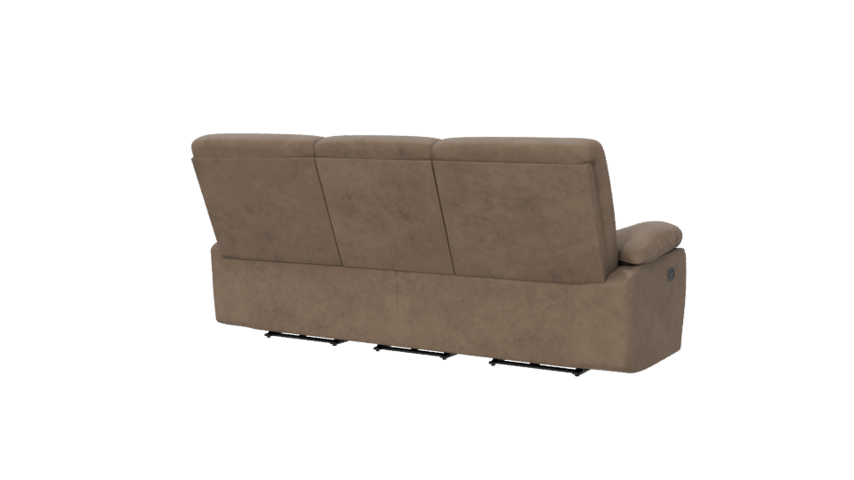 Contemporary Reclining Sofa 3D Model - Professional 3D Model Render 6