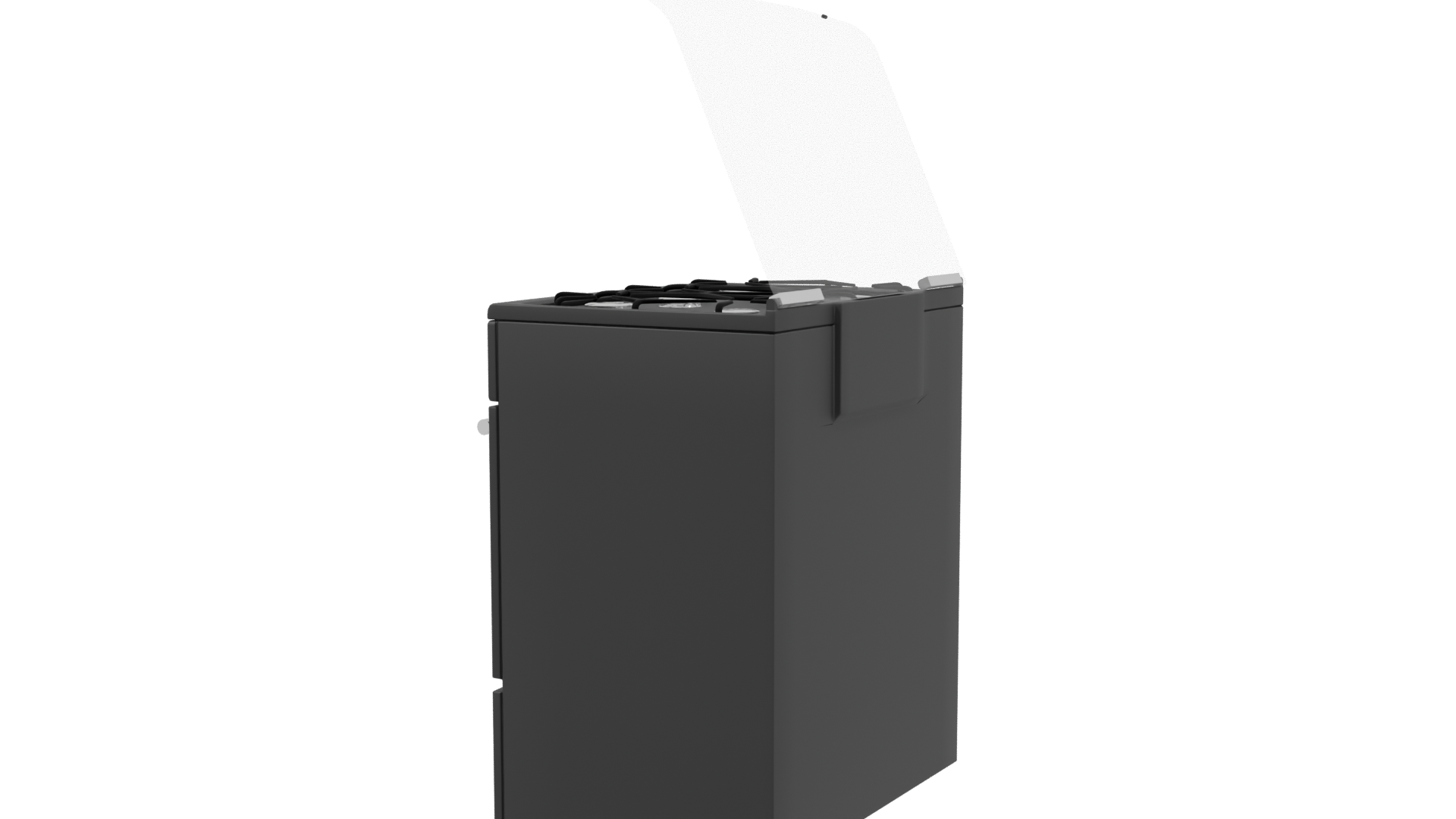 Realistic Gas Range 3D Model - Professional 3D Model Render 3