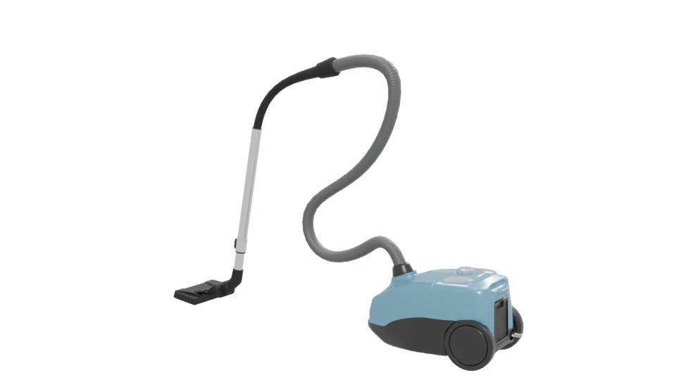 Compact Portable Vacuum Cleaner 3D Model - Professional 3D Model Render 12