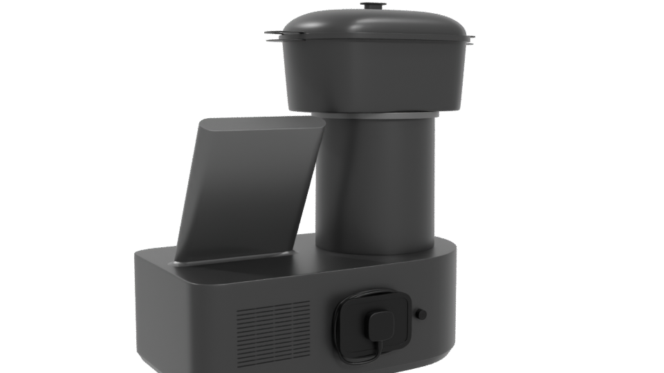 Smart Cooking Machine Model 3D - Professional 3D Model Render 4