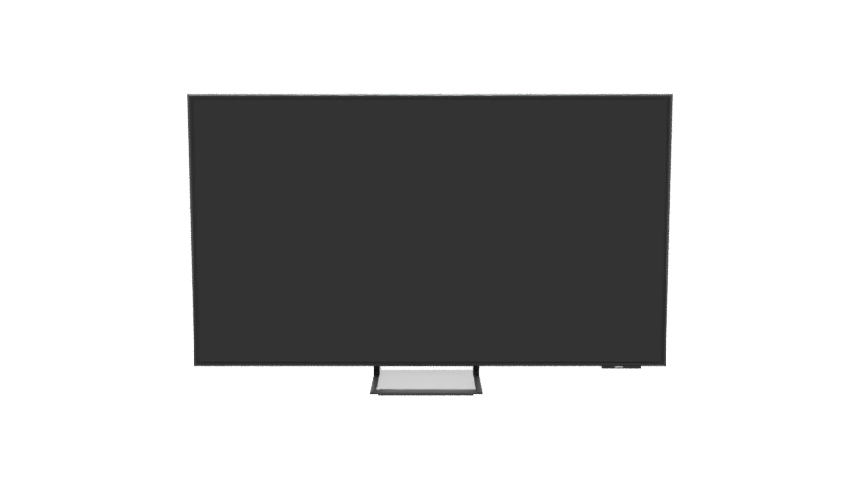 Sleek Modern Flat Screen Television 3D Model - Professional 3D Model Render 11