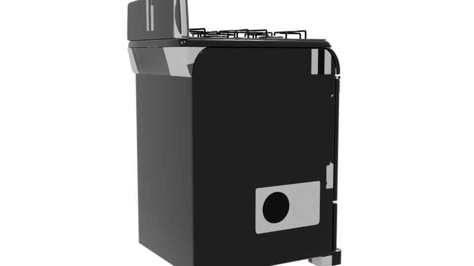 Modern Kitchen Stove 3D Model - Professional 3D Model Render 7