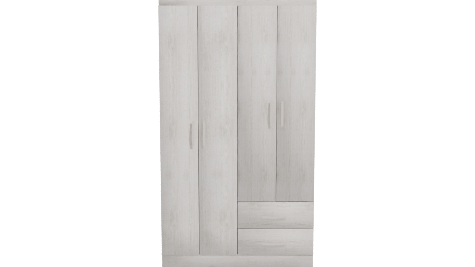 Stylish Wooden Storage Cabinet 3D - Professional 3D Model Render 11