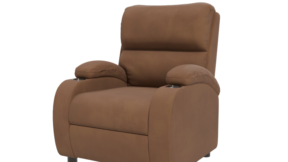 Contemporary Reclining Chair Model - Professional 3D Model Render 12
