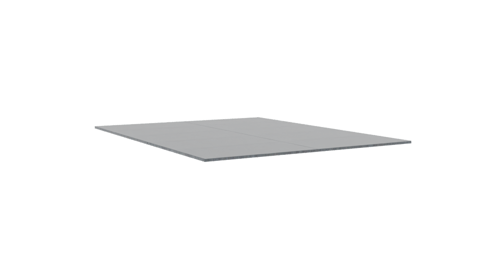 Sleek Metal Floor Panel Model - Professional 3D Model Render 7