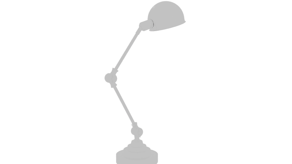 Sleek Metal Table Lamp 3D Model - Professional 3D Model Render 10