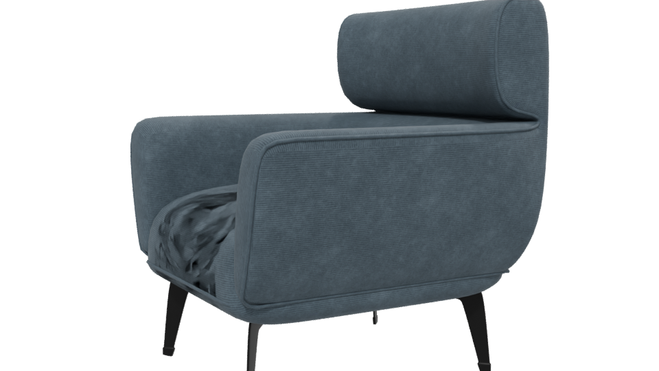 Stylish Modern Armchair Model - Professional 3D Model Render 13
