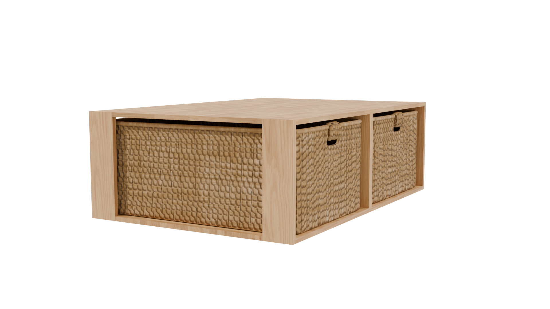 Katina Wooden Center Table 3D - Professional 3D Model Render 3