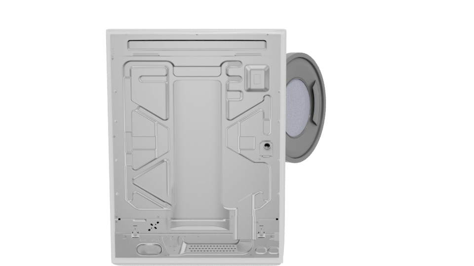 Realistic Clothes Dryer 3D Model - Professional 3D Model Render 5