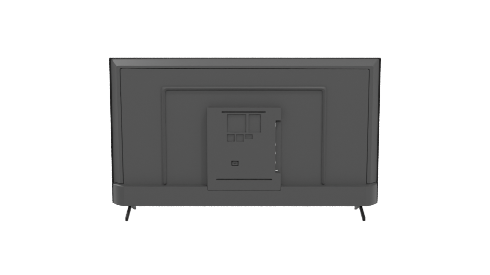 Philips 55” UHD 4K TV Model - Professional 3D Model Render 5