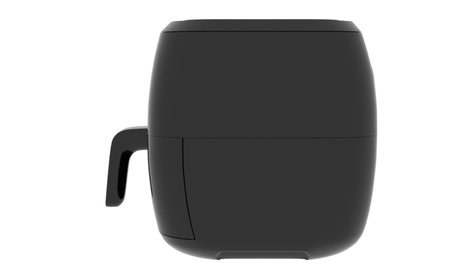Stylish Air Fryer 3D Model - Professional 3D Model Render 2