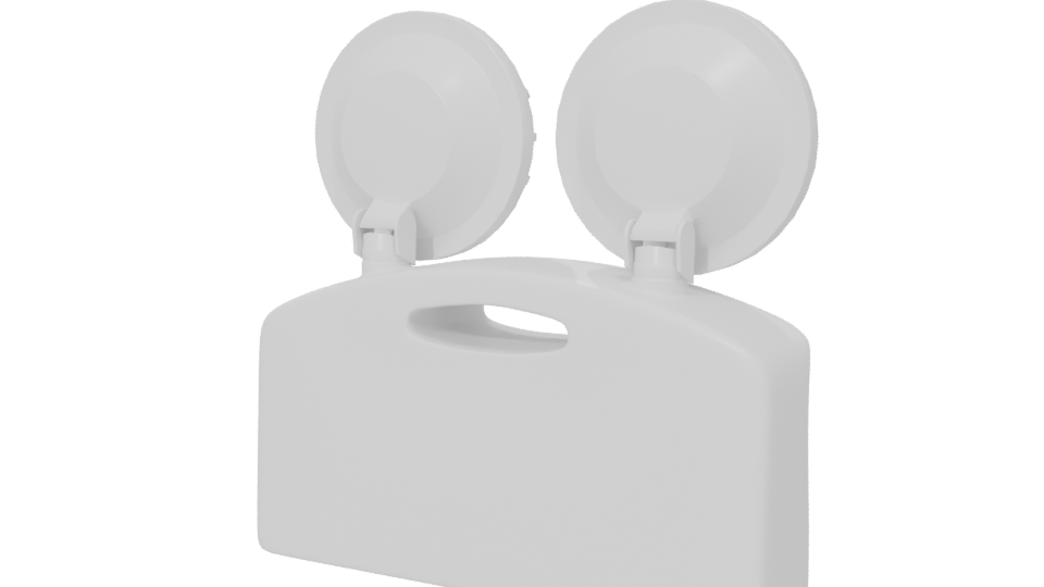 Dual Head LED Emergency Light 3D Model - Professional 3D Model Render 6