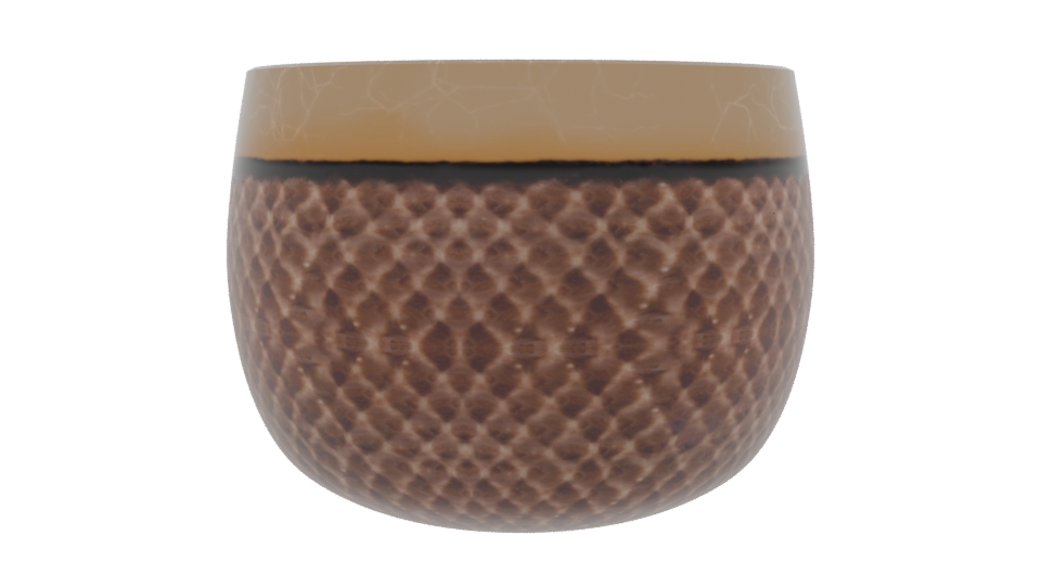 Stylized Decorative Container Model - Professional 3D Model Render 9