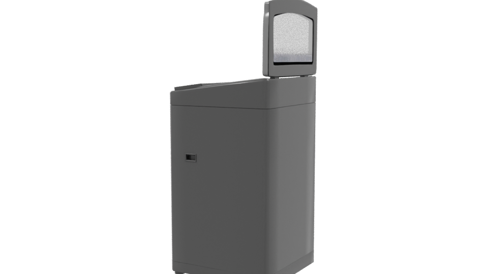 Modern Top-Loading Washing Machine 3D - Professional 3D Model Render 3