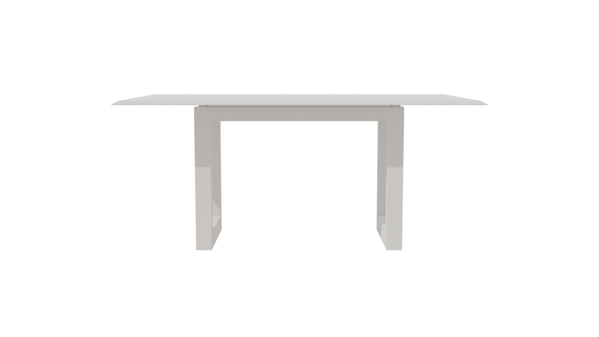 Stylish Glass Top Table 3D - Professional 3D Model Render 2