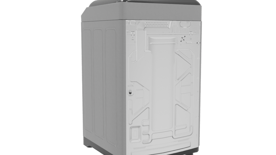 Household Washing Machine 3D Model - Professional 3D Model Render 4