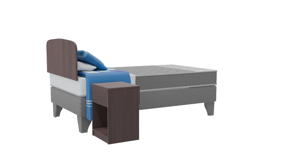 Stylish Bedroom Furniture Set 3D - Professional 3D Model Render 7