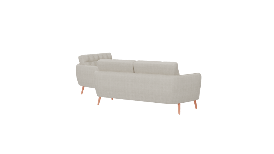 Stylish Sofa Set 3D Model - Professional 3D Model Render 6