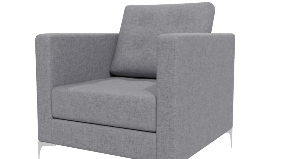 Modern Gray Sofa Marina 3D - Professional 3D Model Render 12