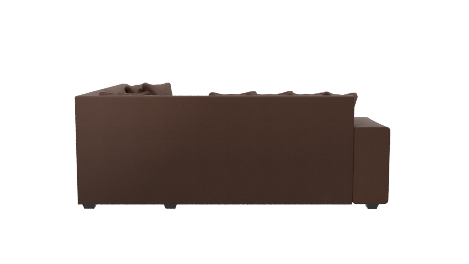 Stylish L-Shaped Sofa 3D Model - Professional 3D Model Render 8