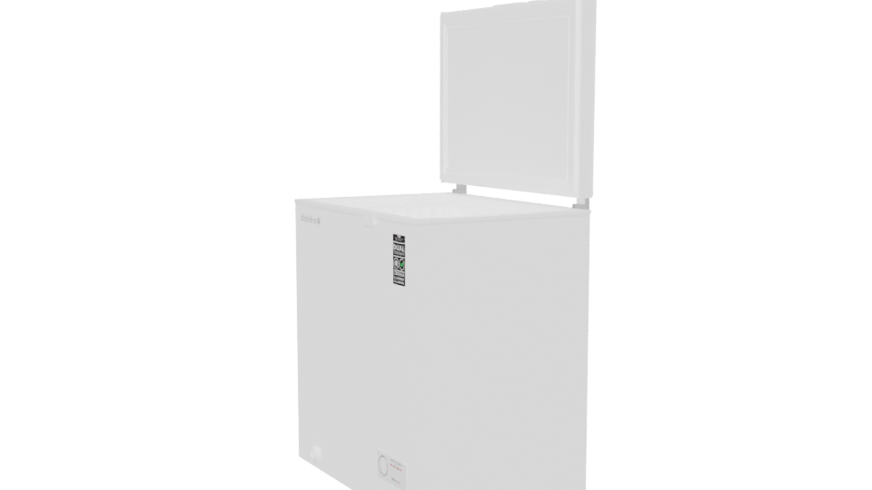 Compact Chest Freezer 3D Model - Professional 3D Model Render 13
