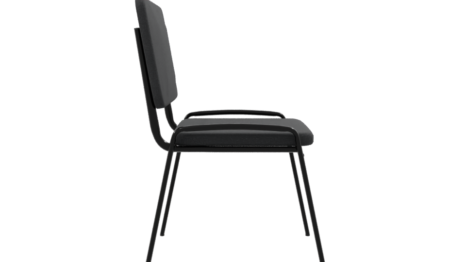 Stylish Minimalist Dining Chair 3D - Professional 3D Model Render 8