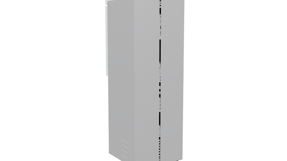 Sleek Refrigerator 3D Model - Professional 3D Model Render 4