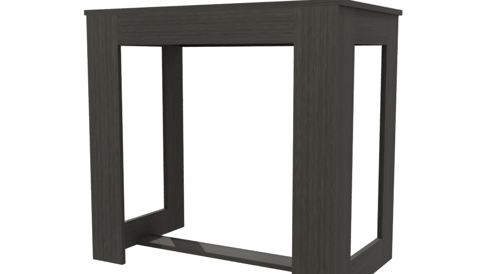 Sleek Modern Writing Desk 3D Model - Professional 3D Model Render 6