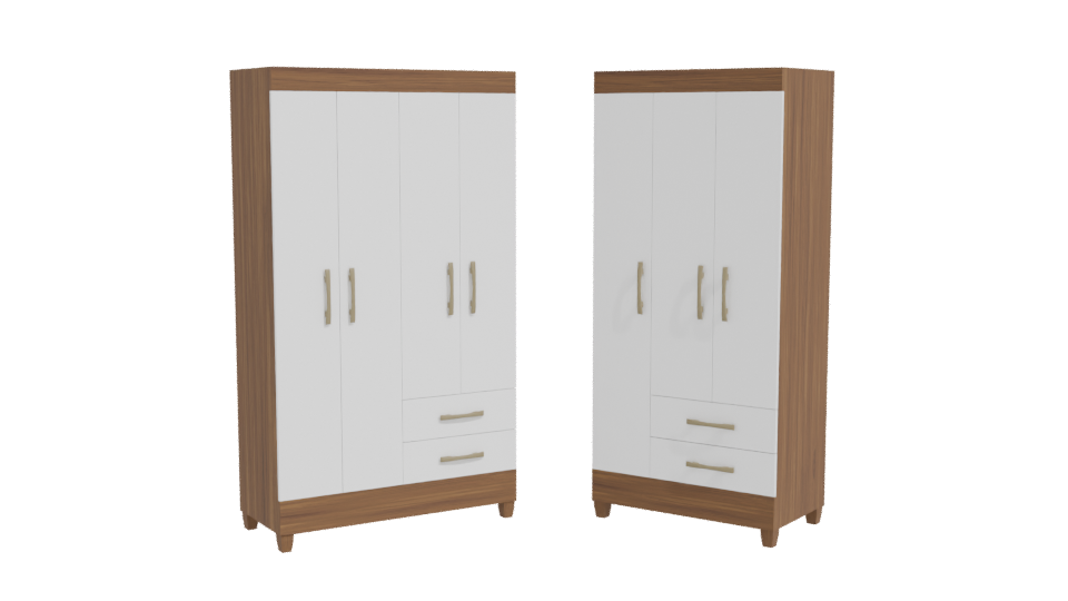Combo Closet Furniture Set 3D - Professional 3D Model Render 11