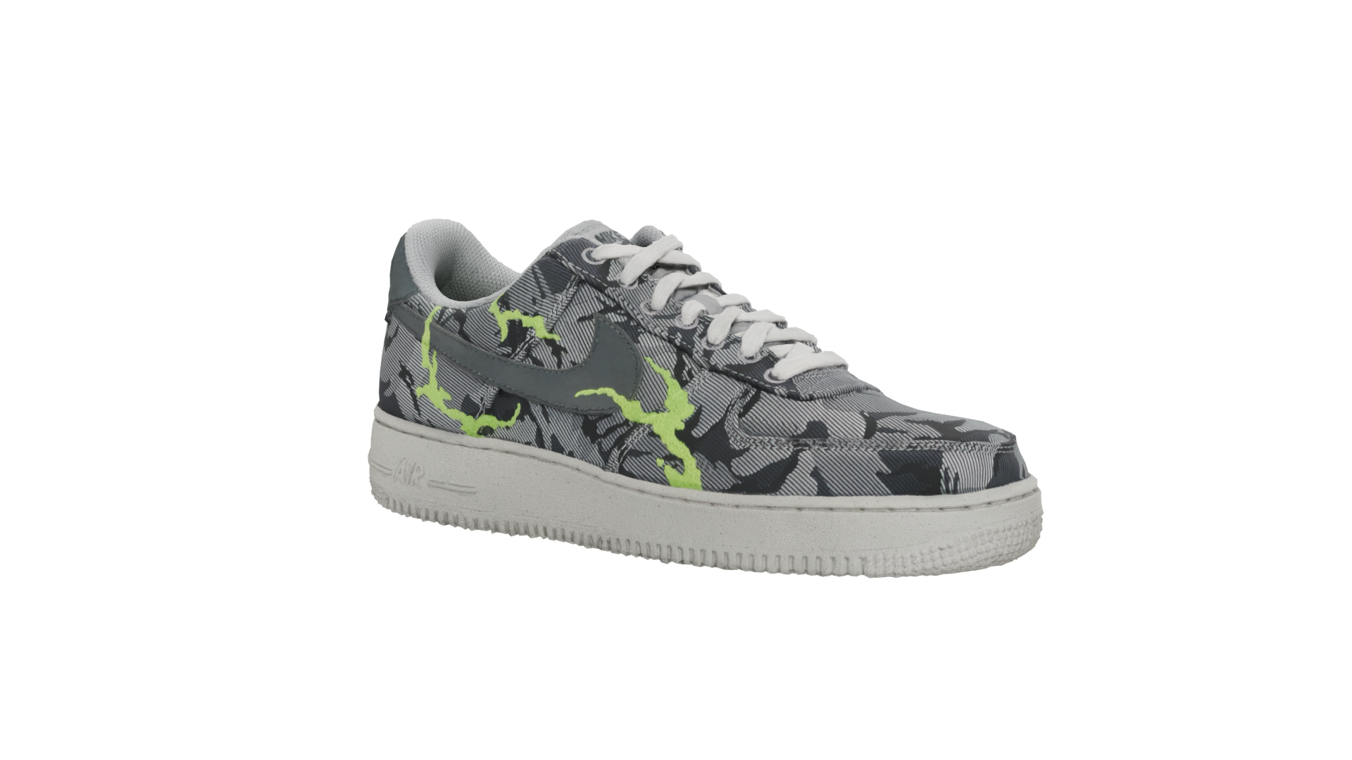 Stylish Camo Sneakers 3D Model - Professional 3D Model Render 12