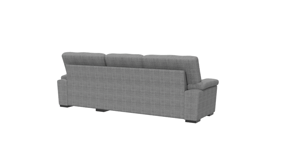 Contemporary Fabric Sectional Sofa 3D Model - Professional 3D Model Render 6