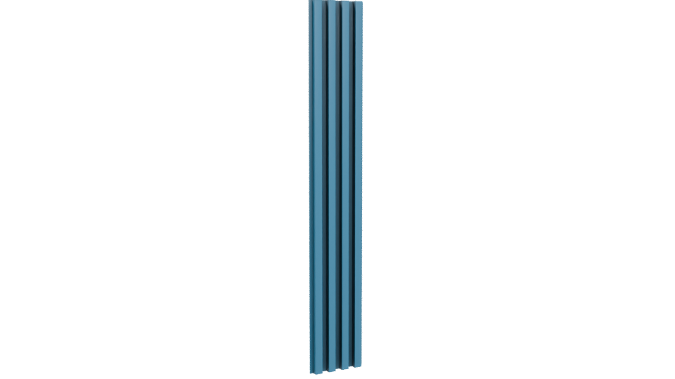Stylized Vertical Pillar Model - Professional 3D Model Render 4