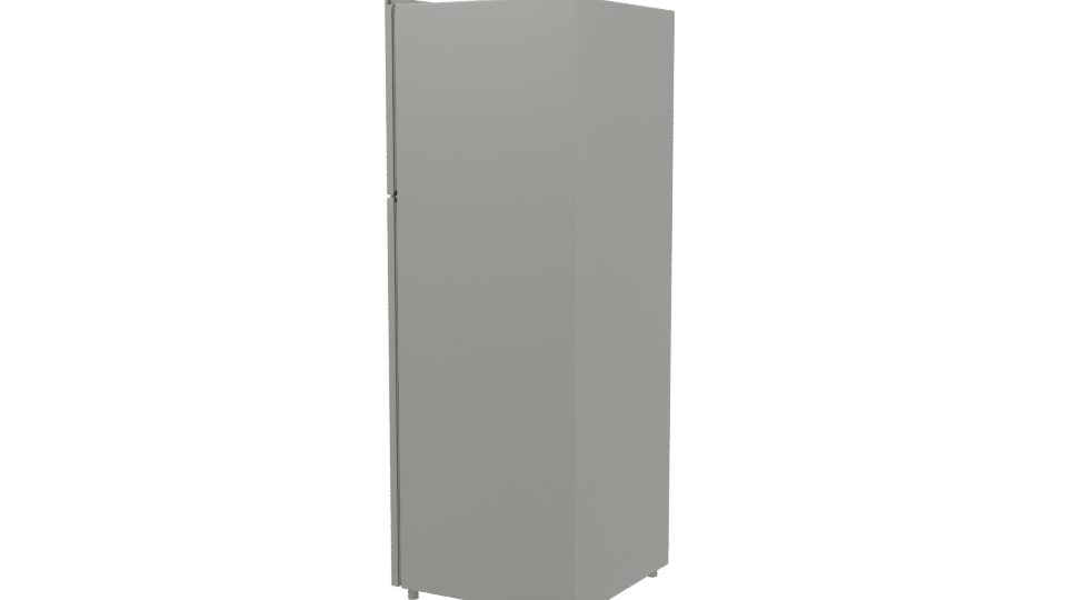 Sleek Modern Refrigerator 3D Model - Professional 3D Model Render 3