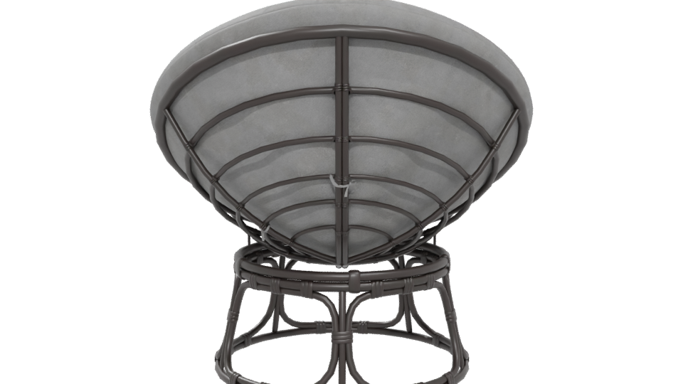 Stylish Fabric Lounge Chair Model - Professional 3D Model Render 5