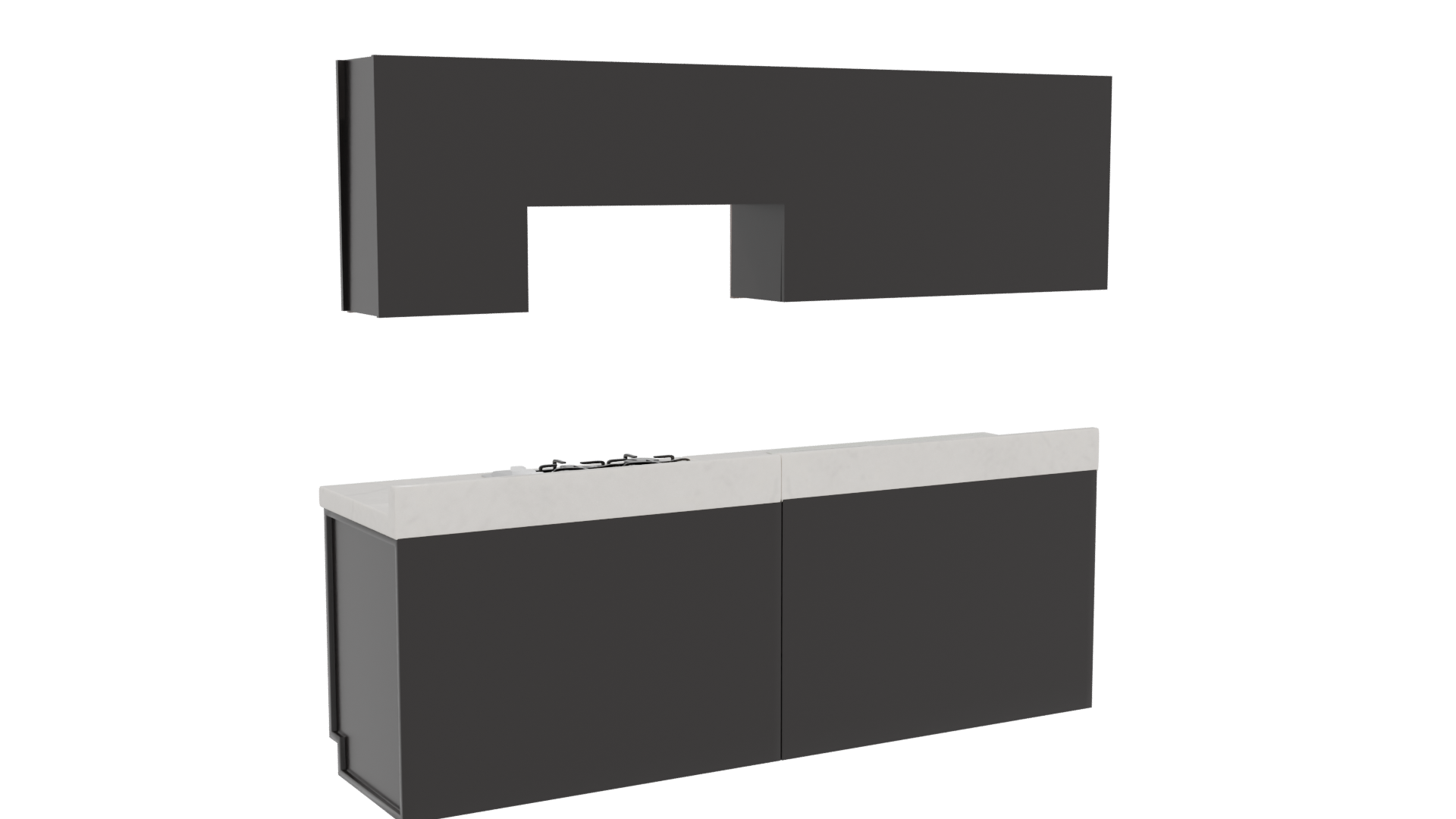 Cocina Integral Monaco 3D Model - Professional 3D Model Render 4